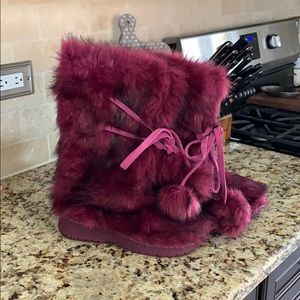 Colin Stuart fur boots